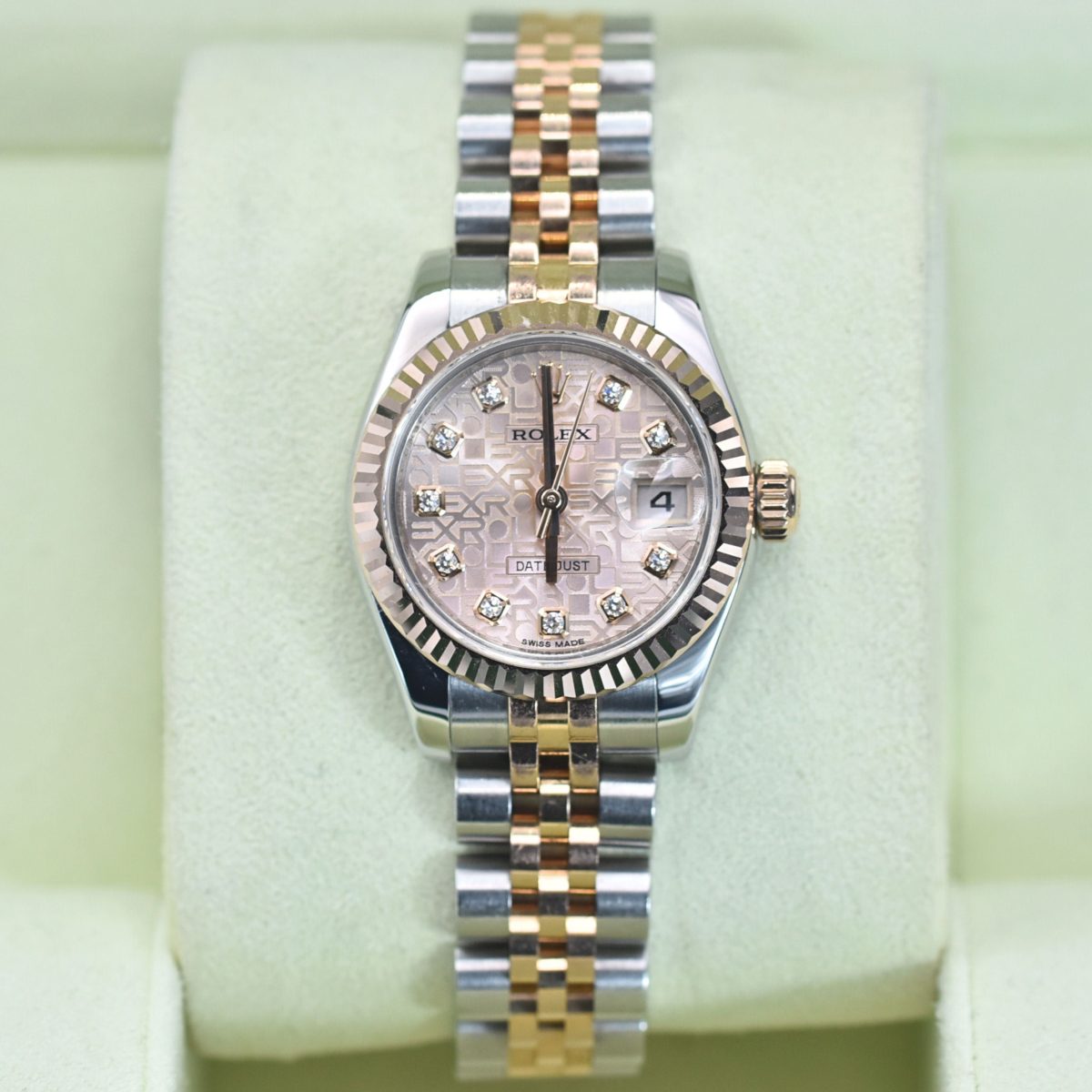 Rolex Datejust 26mm ref 179171, Rose jubilee diamond dial - Image 4