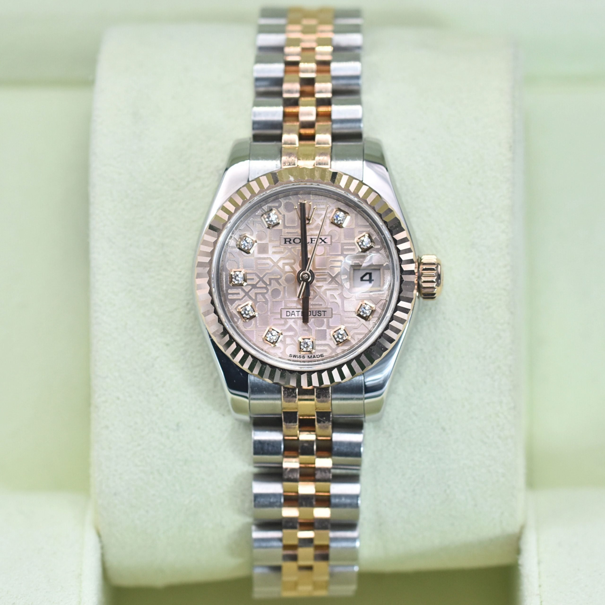 Rolex Datejust 26mm ref 179171, Rose jubilee diamond dial