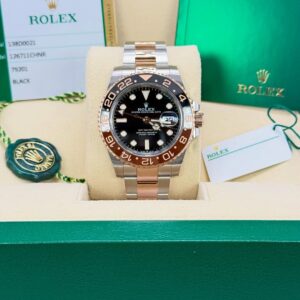 Rolex GMT 18k Everose "Rootbeer"